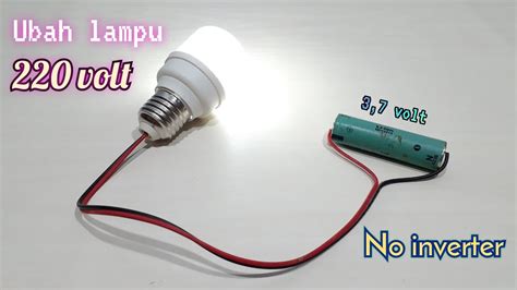 Cara Sederhana Merubah Lampu Led Ac V Ke V Youtube