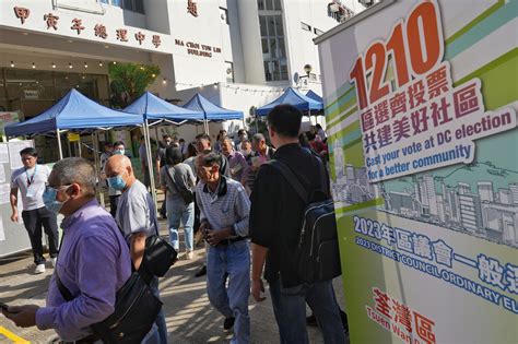 Hong Kong district council election sees record low turnout | Young