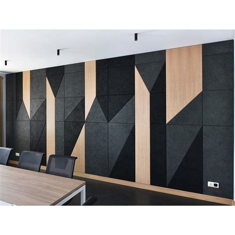 Good Hardness Sound Absorbing Polyester Fiber Acoustic Board For