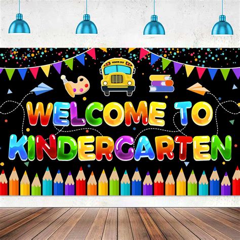 Back To School Decorations Back Drop Large 71 X 43