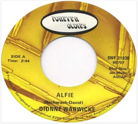 Dionne Warwick Alfie Records, LPs, Vinyl and CDs - MusicStack