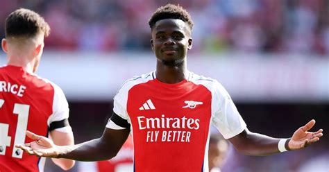 Bukayo Saka celebration speaks volumes in opening Arsenal win ...