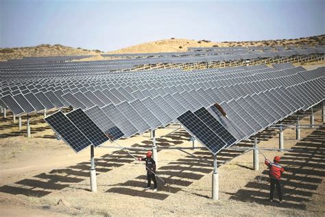 First Renewable Energy Power Base In Gobi Desert Begins Generating