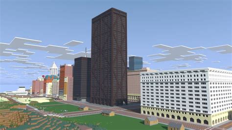 The Williams Building Redone Facade The Bakerstown Project Minecraft Map In 2023 Minecraft