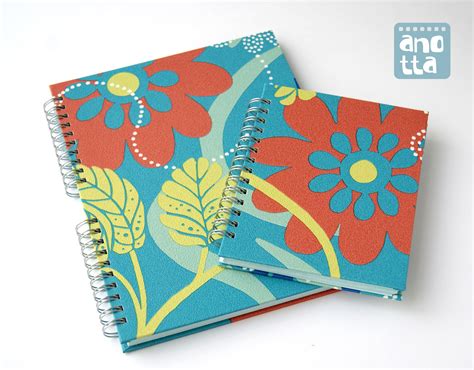 Pin En Libretas Hechas Con Papel Pintado