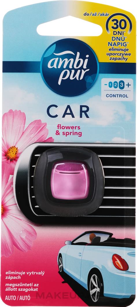 Ambi Pur Désodorisant pour voiture Fleurs et Printemps Makeup be