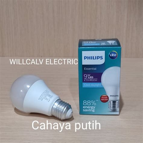 Jual Lampu Philips Led 9w Essential Cahaya Putih Lampu Led Philips