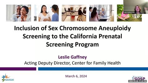 Inclusion Of Sex Chromosome Aneuploidy Screening To The California