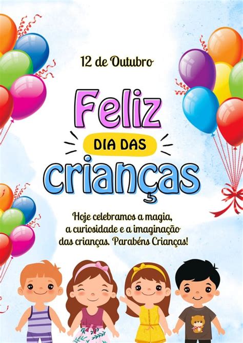 Homenagem Ao Dia Da Criança - Modelos grátis e personalizáveis de feliz dia da criança - Canva