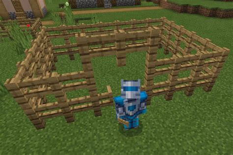 How To Make Fence In Minecraft Step By Step Instructions