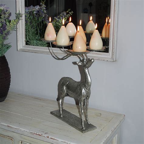 Standing Stag Candle Holder Garden Wonders Uk