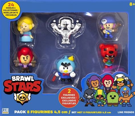 Figurines LANSAY Brawl Stars Figurine 8 Pieces Deluxe 4 5 Cm Joueclubs