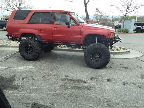 Red Toyota 4Runner Truck