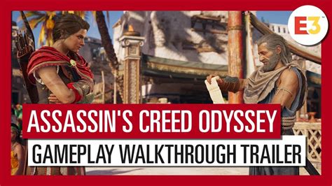 Assassins Creed Odyssey E3 2018 Gameplay Walkthrough Trailer Sporx Tv