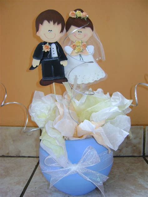 Arreglos De Boda Para Mesa Hechos De Foami Imagui