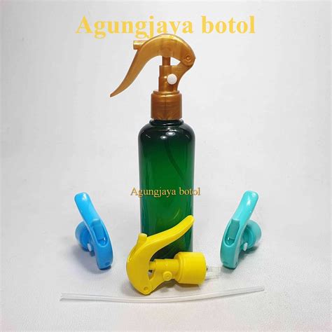 Jual Botol Plastik Ml Br Hijau Transparant Tutup Mini Trigger