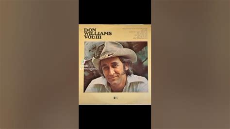 Don Williams I Believe In You 70scountry Donwilliams Youtube