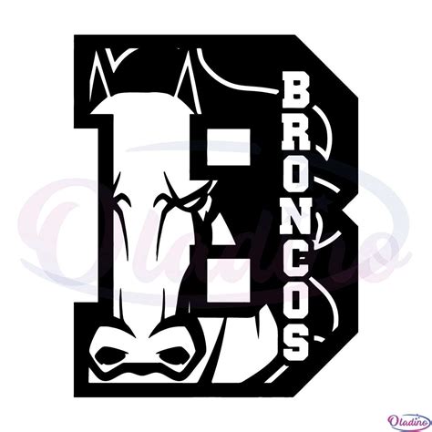 Broncos Team Logo SVG Digital File - Oladino