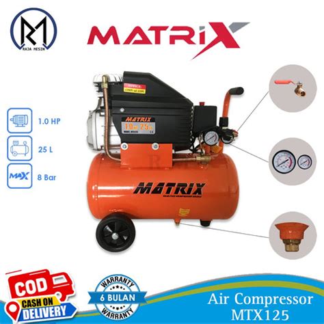 Jual Air Compressor Kompressor Angin Listrik Matrix Mtx Hp