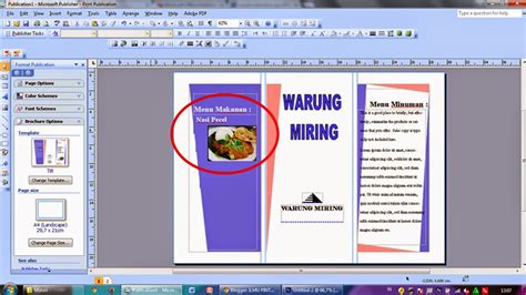 MEMBUAT BROSUR PADA MICROSOFT OFFICE PUBLISHER 2007