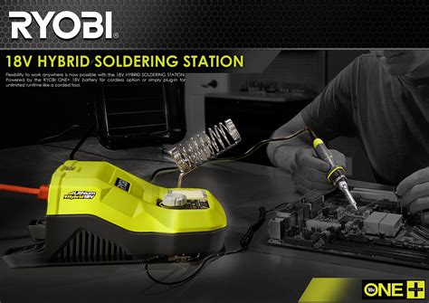 Ryobi Hybrid Soldering Iron Station Good Design