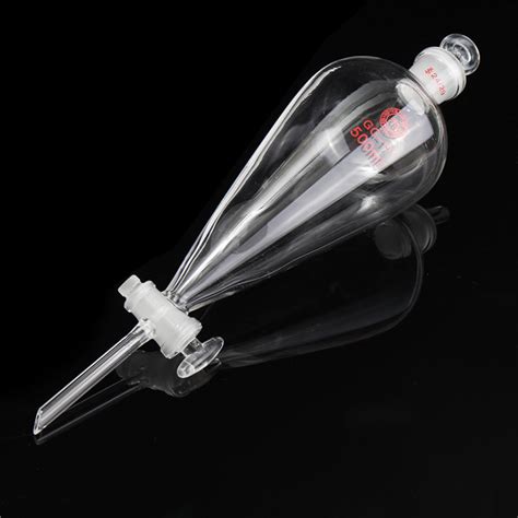 Ml Glass Pyriform Separatory Funnel Ptfe Stopcock Glass Stopp