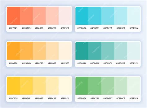 Premium Vector | Turkish teal and yellow pastel color schemes