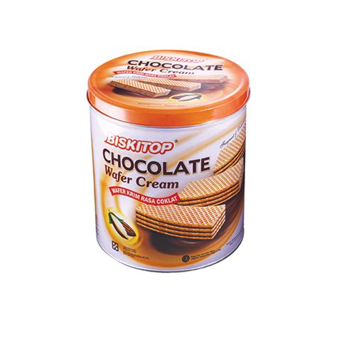 Biskota Chocolate Wafer Cream Gr Wafer Cokelat Kaleng Lazada