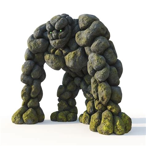 Stone Golem 3d Model Cgtrader