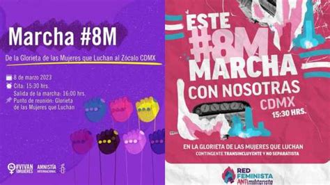 8m Estas Son Las Rutas Y Horarios Para La Marcha Del Día De La Mujer