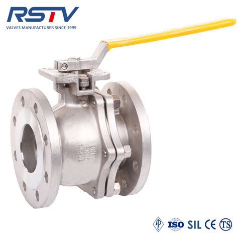 Stainless Steel Flange Ball Valve With Iso High Mounting Pad Pn