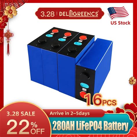 Batterie rechargeable Lifepo4 48V EVE280Ah 16 pièces cellules