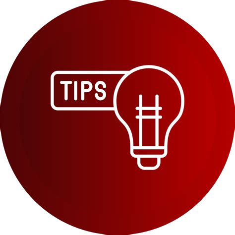 tips  button icon  vector art  vecteezy