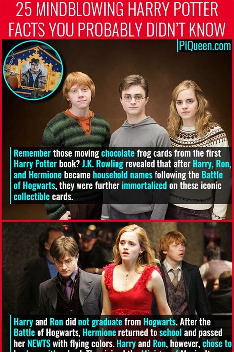 Fun Facts Harry Potter