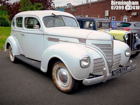 John Pye Vehicle Auctions Location Birmingham 1939 DODGE D12 SIX 4