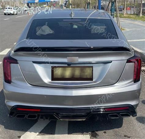 For Cadillac Ct5 Ct5 V Blackwing 2020 2023 Glossy Black Rear Trunk Spoiler Wing Ebay