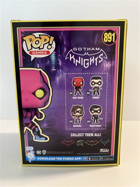 Funko POP Games Gotham Knights Blacklight Red Hood Limited Edition