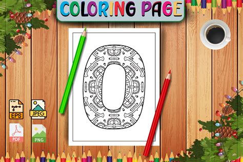 Alphabet "O" Letter Coloring Page Graphic by protabsorkar11 · Creative ...