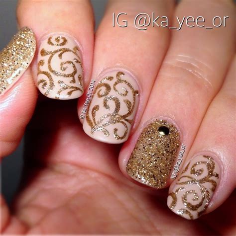 Beautiful Filigree Nail Designs The Glossychic