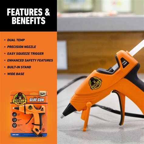 Snapklik Gorilla Mini Hot Glue Gun Kit