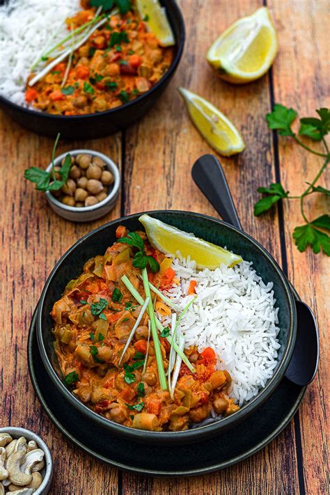 Curry de légumes aux pois chiches au cookeo ou sans Amandine Cooking