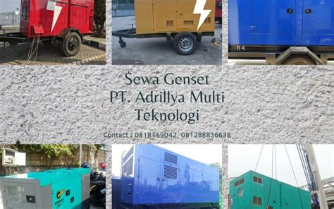 Sewa Genset PT Adrillya Multi Teknologi PT Adrillya Rental