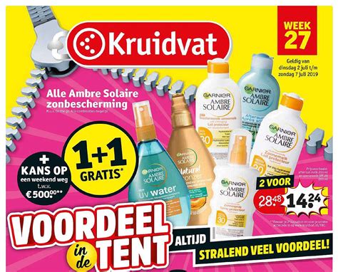 Alle Ambre Solaire Zonbescherming Gratis Aanbieding Bij Kruidvat