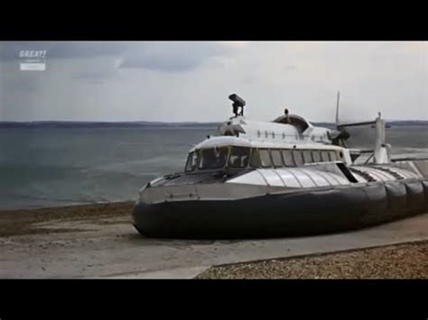 Saunders Roe Srn Hovercraft In Action Showing Its Versatility On