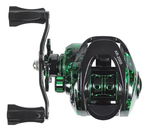 Reel Rotativo Baitcast Huevito Rulemanes Kg Freno Env O Gratis