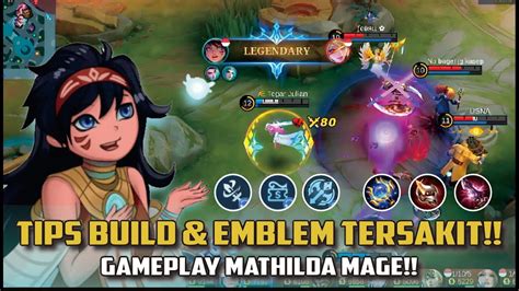 MATHILDA MAGE FULL DAMAGE SAKIT BANGET BUILD EMBLEM MATHILDA