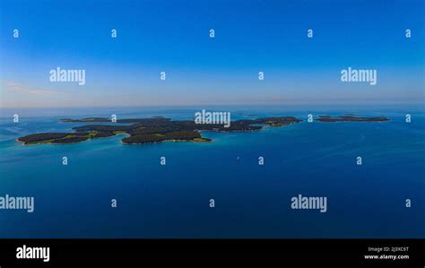 Aerial View Of Brijuni National Park Pula Croatia Stock Photo Alamy