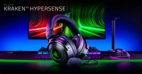 Haptic Pc Gaming Headset Razer Kraken V Hypersense Razer United