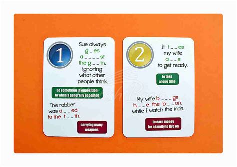 Fun Card English Idioms Part Isbn