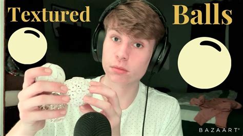 Asmr Playing With Textured Balls Youtube